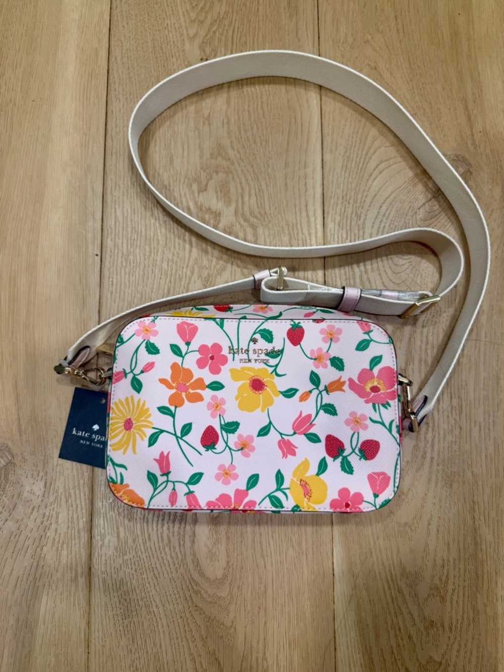 KATE SPADE NWT Pink Floral Crossbody  🌸